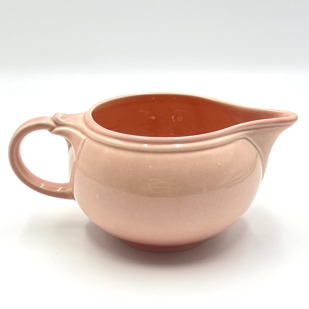 Mid Century Modern Lu-Ray Pastels Vintage‎ Pink Creamer Made In The USA
